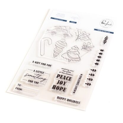 Pinkfresh Studio - Festive Tickets - Stamp, Stencil and Die Set