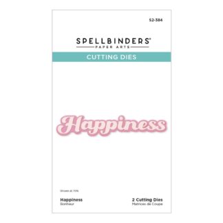 Spellbinders - Cutting Dies - Happiness