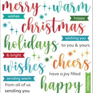 Hero Arts - Rub-ons - Joyful Christmas Messages