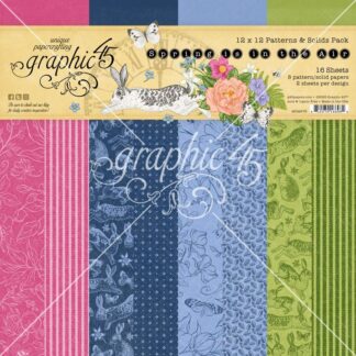 Graphic 45 - Spring is in the Air - 12 x 12 Patterns and Solids