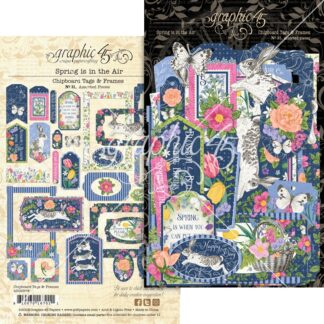 Graphic 45 - Spring is in the Air - Chipboard Frames & Tags