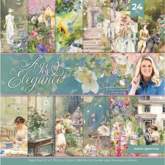 Crafter's Companion - 6X6 paper pad - Age of Elegance