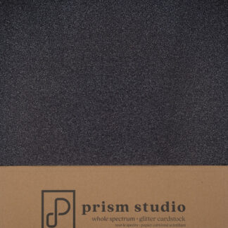 Prism Studio - Glitter Cardstock - Obsidian 8 1/2 X 11