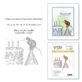 Spellbinders - House Mouse Top Notch Birthday