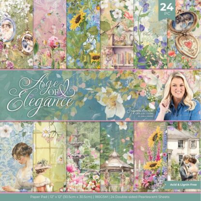 Crafter's Companion - Age of Elegance -12 X 12 paper pad