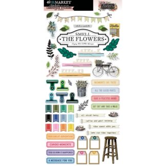 49 & Market - The Flower Emporium Cardstock Stickers
