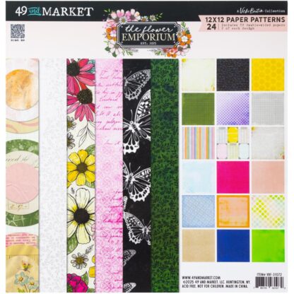 49 & Market - The Flower Emporium 12X12 paper pad