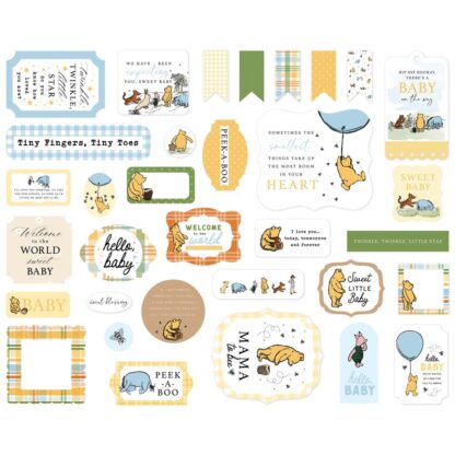 Echo Park - Winnie the Pooh BABY Ephemera - Image 2