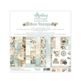 Mintay - 8 x 8 Paper Pad - Bon Voyage