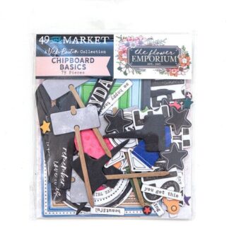 49 & Market - The Flower Emporium Chipboard Basics
