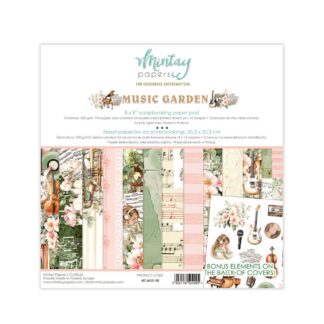 Mintay - 8 x 8 Paper Pad - Music Garden