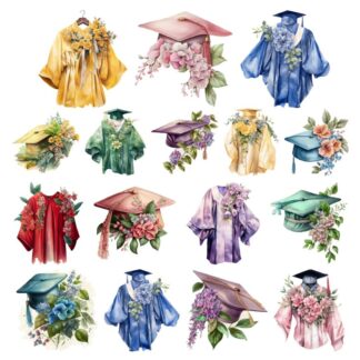 SSD - Colourful Commencement Ephemera STANDARD cardstock