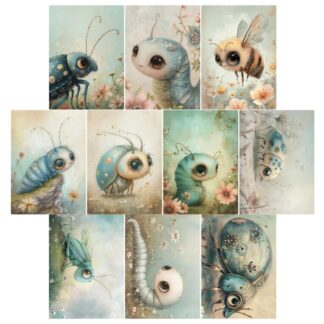 SSD - Cute Bugs Project Base 3.5"X5" STANDARD cardstock