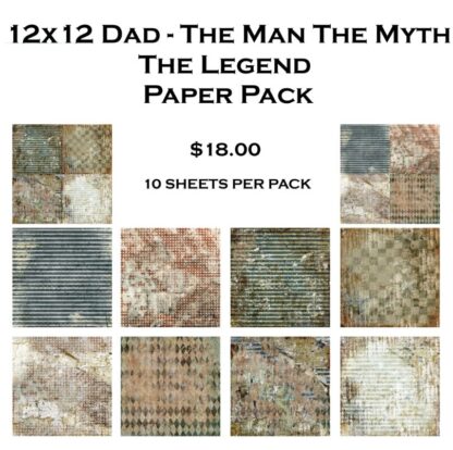 SSD - Dad the Man the Myth the Legend 12 X 12 Collection Pack