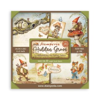 Stamperia - Hidden Grove- 8X8 paper Maxi 22 sheets