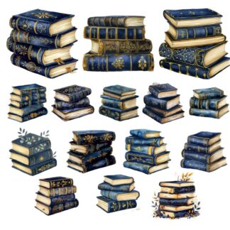 SSD - Midnight Majesty Books Ephemera STANDARD cardstock