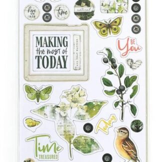 49 & Market -Vintage Artistry Naturalist Chipboard Stickers
