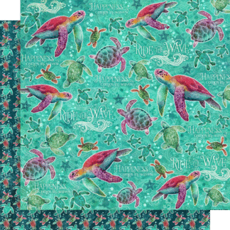 G45 - Seas the Day - Ride the Wave 12 X 12 Paper