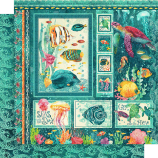 G45 - Seas the Day - Seas the Day 12 X 12 Paper