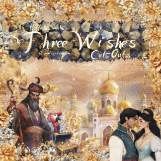 BellaLuna Crafts - Three Wishes Cut-Outs 8X8 Collection Pack 12 sheets