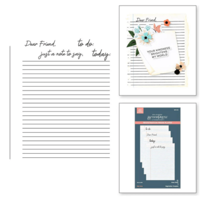Spellbinders - BetterPress Plates - Take Note