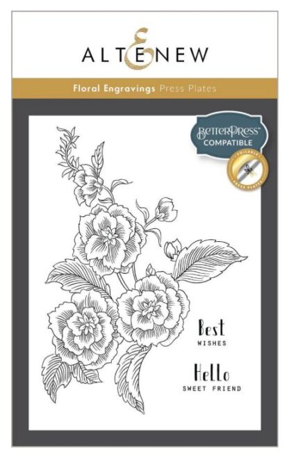 Altenew - Press Plates - Floral Engravings