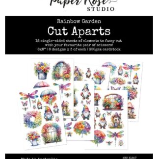 Paper Rose - Rainbow Garden Cut Aparts