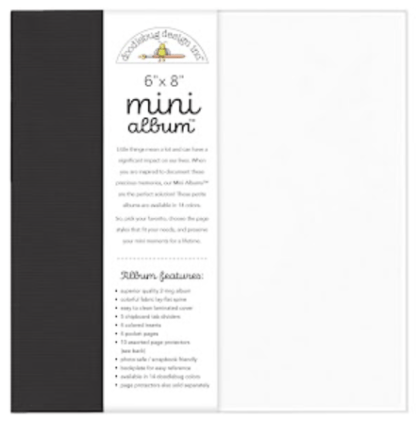 Albums - 6 x 8 - Doodlebug - Beetle Black