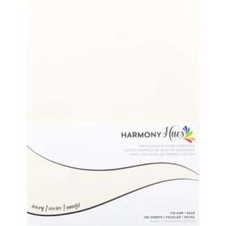 Harmony Paper Co - Ivory -8.5 X 11 cardstock pack 65lb 100 sheets
