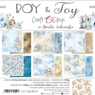 Craft O'Clock - Boy & Toy 8X8 Collection Pack