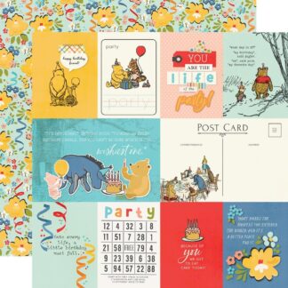 Simple Stories - Say Cheese Class Pooh Birthday 12X12 paper ELEMENTS 2