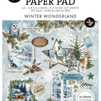 Studio Light- Winter Wonderland Die Cut Paper Pad
