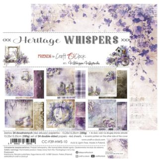 Craft O'Clock - Heritage Whispers - 6X6 paper pad
