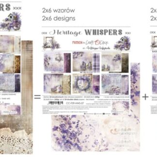 Craft O'Clock - Heritage Whispers - 8X8 Mix Medium Paper Set