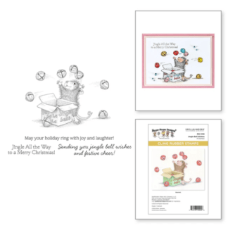 Spellbinders - House Mouse Jingle Bell Wishes