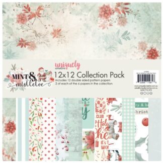 Uniquely Creative - Mint & Mistletoe - 12 x 12 Collection Pack