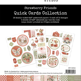 Paper Rose - Strawberry Friends - Quick Cards Collection