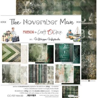 Craft O'Clock - The November Man 12X12 collection pack