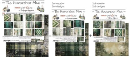 Craft O'Clock - The November Man 8X8 MIX Paper Set