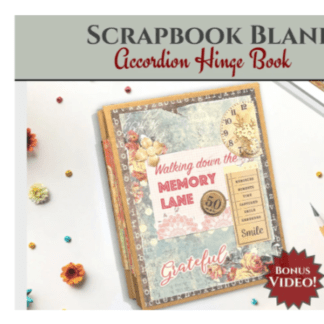 CrafTreat - Scrapbook Template - Accordion Hinge Book