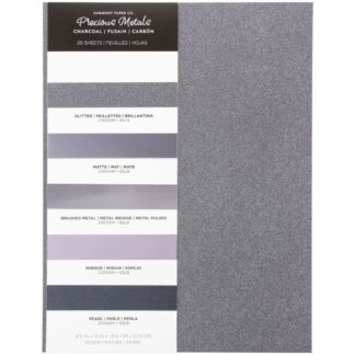 Harmony Papers - Precious Metals Charcol 8 1/2 X 11in 20pack