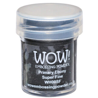 WOW - Embossing Powder - Primary Ebony - Super Fine