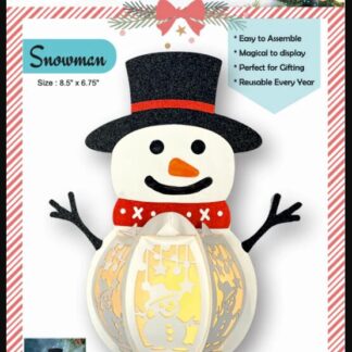 CrafTreat - DIY Lantern - Snowman