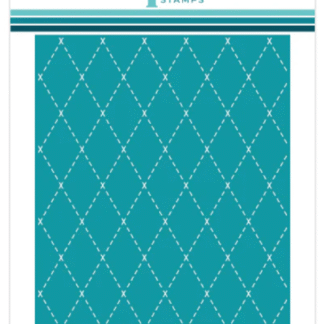 Trinity Stamps - Die - Argyle Stitch Background