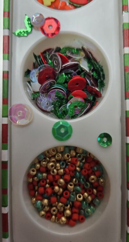 Buttons Galore - Candy Cane Assorted Embellishment box - Image 2