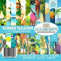 La-La Land - 6 X 6 Paper Pad - Summer Vacation
