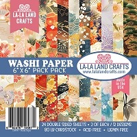 La-La Land - 6 X 6 Paper Pad - Washi Paper