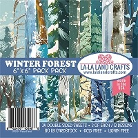 La-La Land - 6 X 6 Paper Pad - Winter Forest