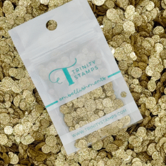 Trinity Stamps - Embellishments - Holo Gold Sparkle Spots