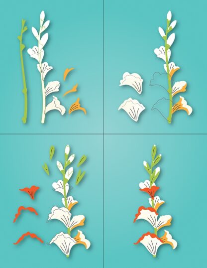 Memory Box - 94789 Sensational Gladiola Stem die - Image 2